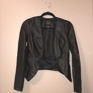 Faux leather jacket
